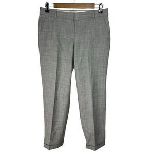 J. Crew Gray Wool Cafe Capri Ankle Dress Pants Style 49398 Size 2 Woman’s